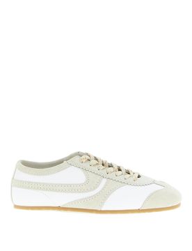 Sneakers In Pelle E Camoscio