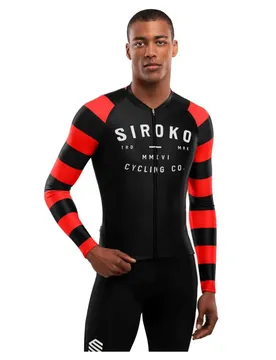 Maglia A Maniche Lunghe M2 Rider Black / Red