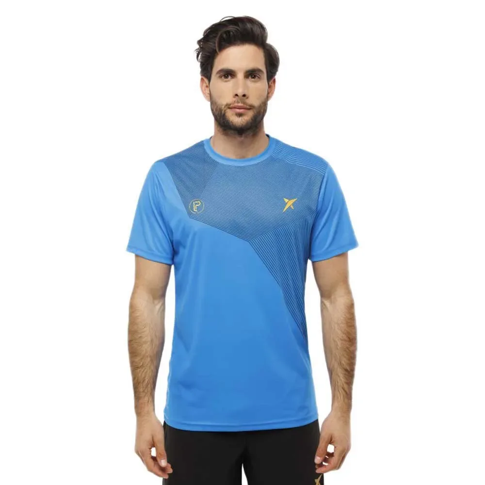 Lima Short Sleeve T-shirt Blue S - Drop Shot - FashionsVida