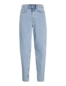 Jeans A Vita Alta Lisbon Mom Jjxx Light Blue Denim 31 - Jack & jones - FashionsVida