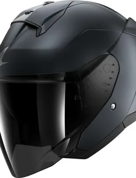Casco Moto Jet SKWAL JET DARK SHADOW Blu Steel Opaco taglia 2XL - Shark - FashionsVida