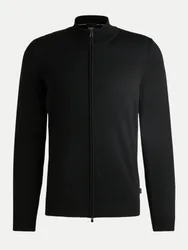 Black Strickjacke mit Zipper Balonso Schwarz S