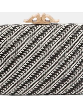 Clutch de fiesta con boquilla de madera - Abbacino - FashionsVida