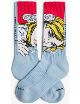 Calcetín de hombre Roy Lichtenstein - Jimmy Lion - FashionsVida