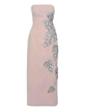 Vestito Mirabella In Crepe Con Strass