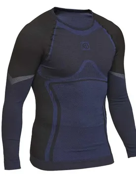 T-shirt à Manches Longues North Double Layer Blue M