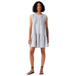 Vestito Corto Senza Maniche Solara Sl Mini Dress Vintage Indigo L