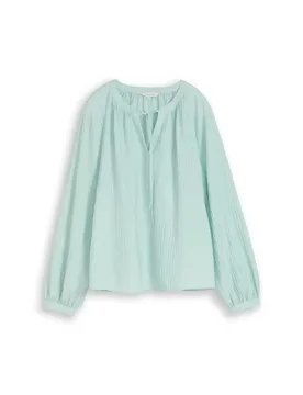Blouse crinkle structure female - 46 - FashionsVida