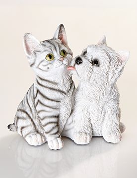 Dekofigur "Hund & Katze" Eldo