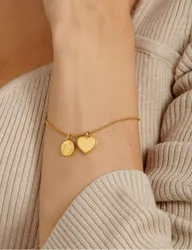 Birthday Gold Plated Waterproof Bracelet Gold female