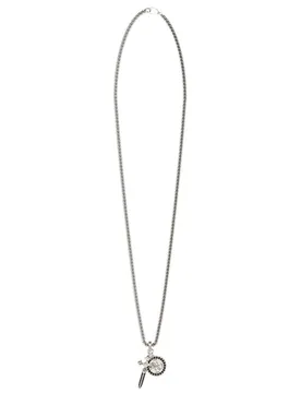 Collier Rebel Knight Silver One Size - Guess - FashionsVida