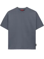 T-shirt oversize grigio L