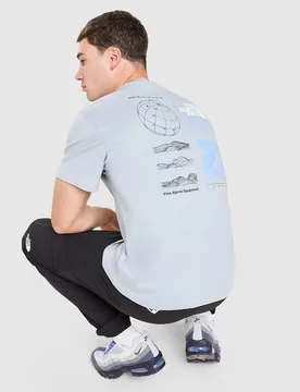 Topographic Energy T-Shirt - Herren, Grau - male - Size: XXL - The North Face - FashionsVida