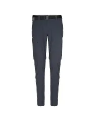 Damen ZipOff-Wanderhose Inara Slim Zip grau 48 W