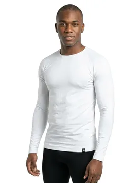 Move Long Sleeve T-shirt White 2XL Men - Sport Hg - FashionsVida