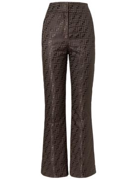 High-Waisted Zip Pocket Trousers - Size 38