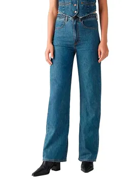 Jeans Ribcage Wide Leg Braided Big Yikes 28