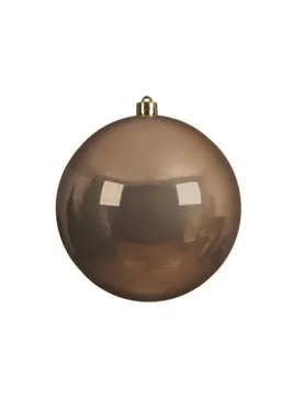 Riesige Christbaumkugel bernsteinfarben 20 cm - KAEMING B.V. - FashionsVida