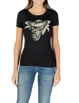Guess Damen T-Shirt Schwarz 488493
