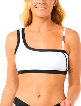 Gigi one shoulder parte de arriba bikini Blanco (XXS)