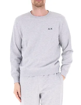 Felpa girocollo GRIGIO CHIARO L - Sun68 - FashionsVida