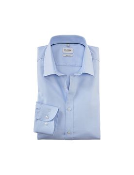 Camisa Body Fit Manga Extralarga azul claro 41