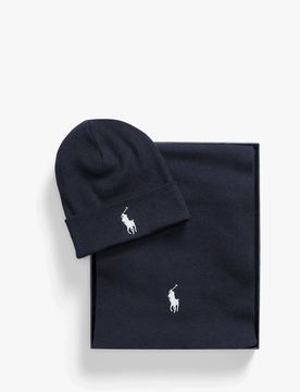 Polo Echarpe et bonnet en coton