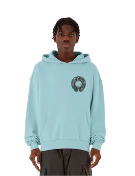 Felpa Con Cappuccio Fallen Angel Oversized Ocean Blue L - Mj Gonzales - FashionsVida