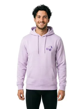 Mister Sweat à Capuche Paradise Cherries Lilac 4XL - TEE - FashionsVida