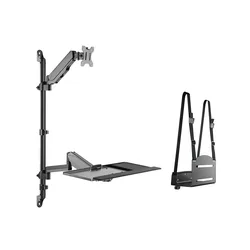 Support Mural Pour Tv 650170 Black One Size unisex