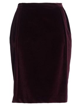 Midi-Rock Damen Pflaume 38 Damen