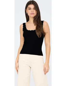 Top de mujer de punto acanalado de tirantes - JDY - FashionsVida