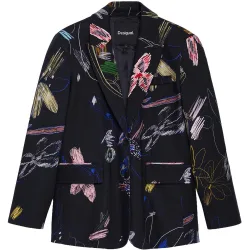 Americana de mujer estampado floral