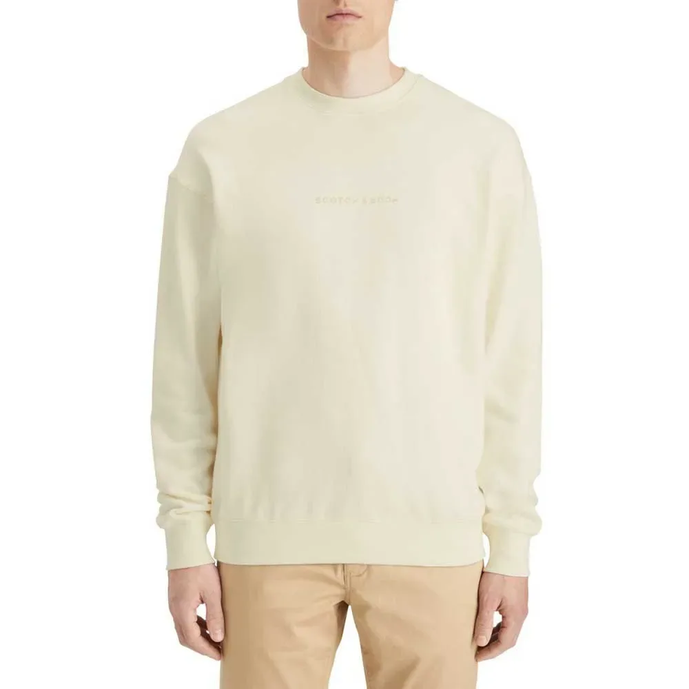 Sweat-shirt Core Logo Front Off White L - Scotch & Soda - FashionsVida