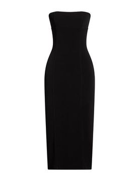 Midi-Kleid Damen Schwarz 0 Damen