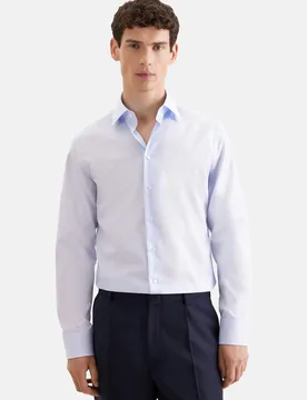 X-Slim Business Hemd Uni Blau 36 - Seidensticker - FashionsVida