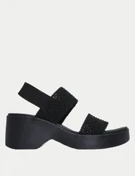 Cali Day Ankle Strap Platform Sandals Black female