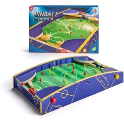 Pinball de fútbol de madera