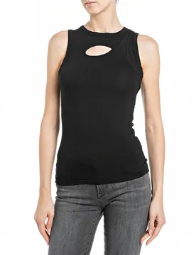 Maglietta Senza Maniche W387 .000.2001 Black XS