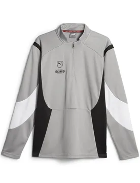 Sweat à Demi-zip King Pro Concrete Gray L Homme - Puma - FashionsVida