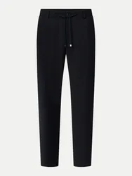 Chino-Hose mit Gummibund Schwarz 50