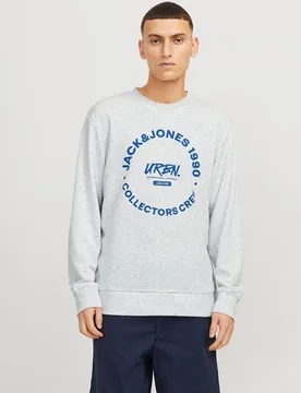 Jack & Jones - Sudadera de mangas largas con logo frontal de hombre - jack & jones - FashionsVida