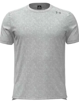 Maglietta A Maniche Corte Velociti Pro Print Gray M - Under armour - FashionsVida