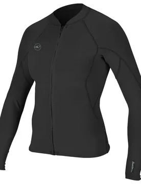 T-shirt Thermique à Manches Longues Et Zip Intégral Reactor Ii 1.5 Mm Black / Black 12