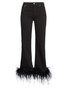 Pantalones vaqueros Mujer Negro 26 Mujer