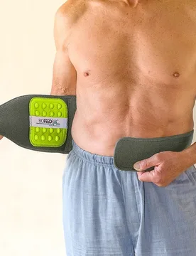 BioFeedbac™ Back Support Belt - Black - Size: Waist size adjusts from 55.88cm (22") through to - Cosyfeet - FashionsVida