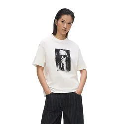 Karl Jeans Maglietta A Maniche Corte Kameo Egret M
