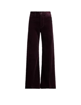 Pantalones de pana Flared Fit rojo oscuro 36 - Ralph Lauren - FashionsVida