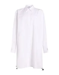 Midi-Kleid Damen Weiß 30,32,34,36,38,40 Damen