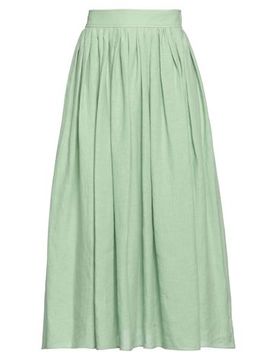 Falda midi Mujer Verde claro 38 Mujer